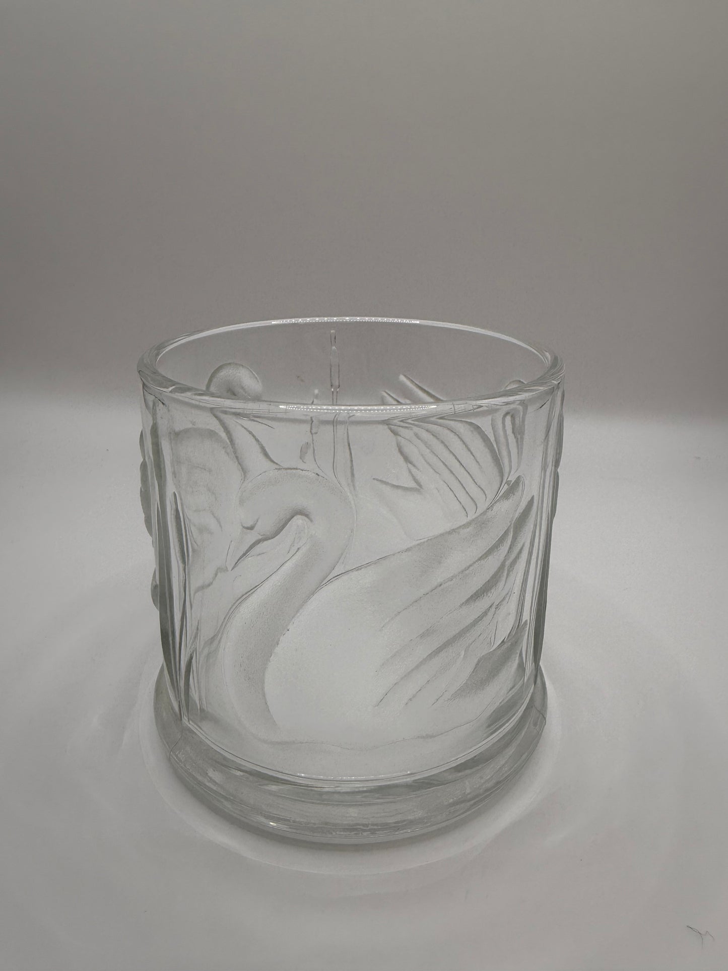 Crystal Swan Candle