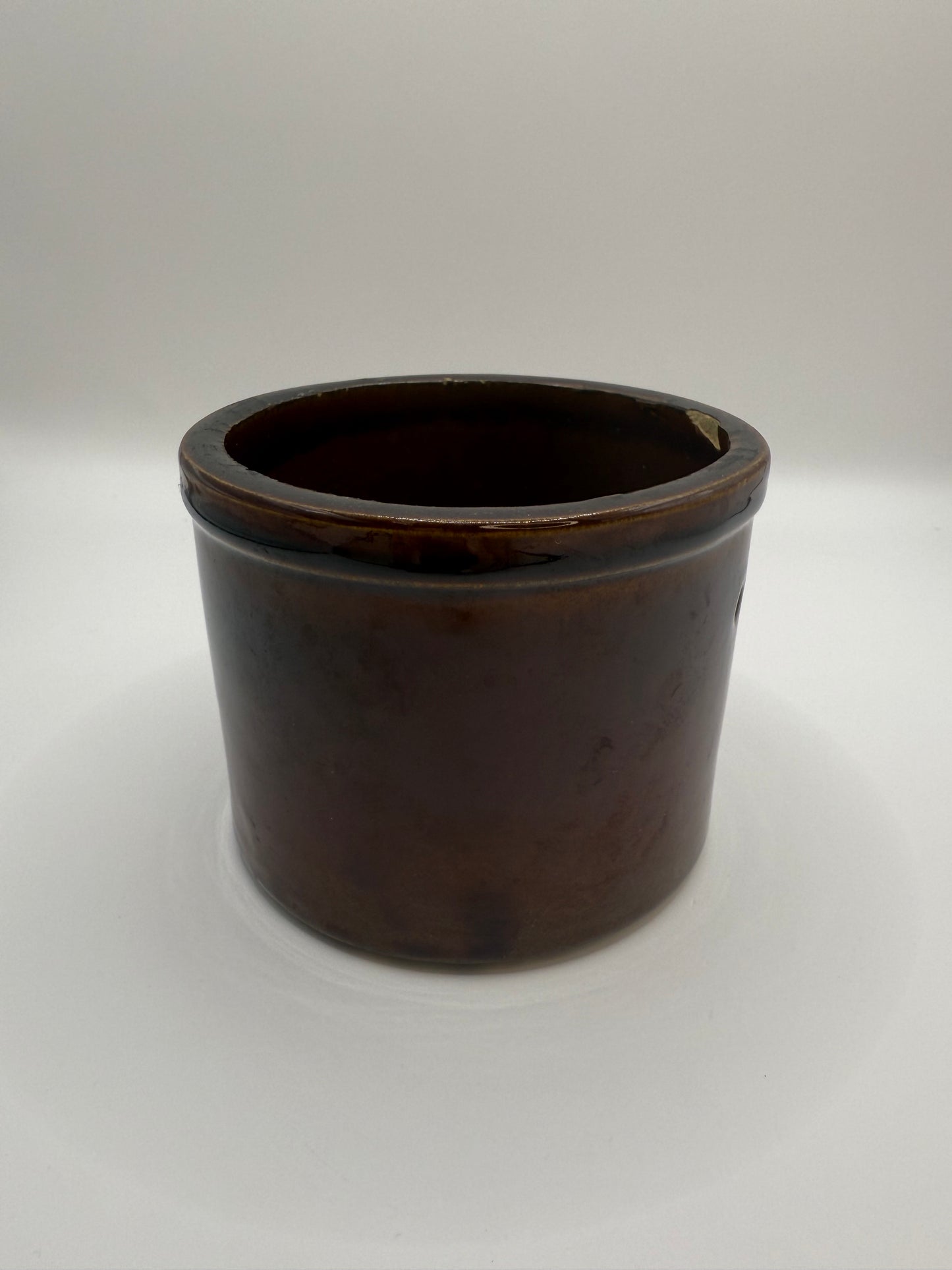 Brown Pottery Candle