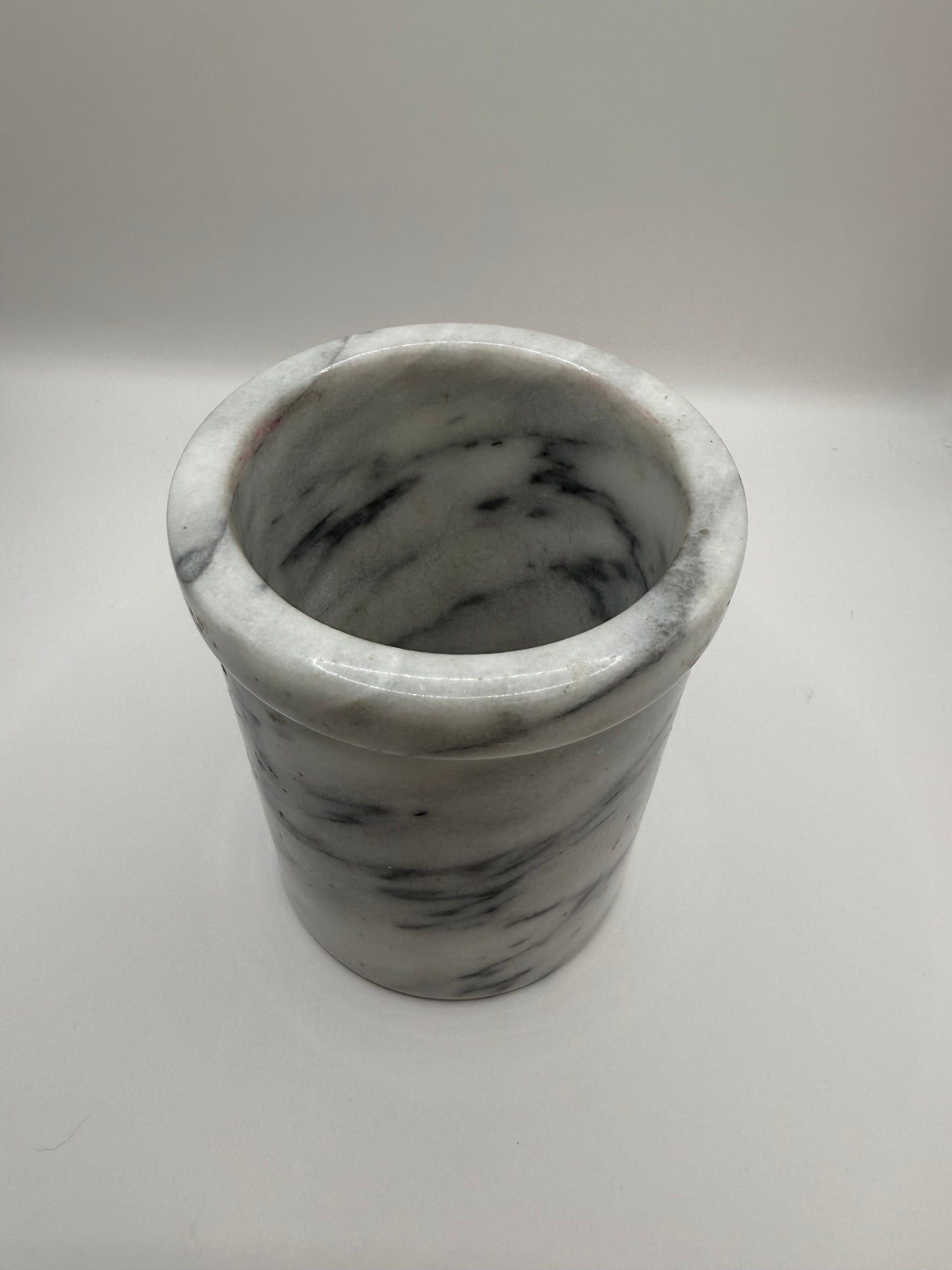 White Marble Candle