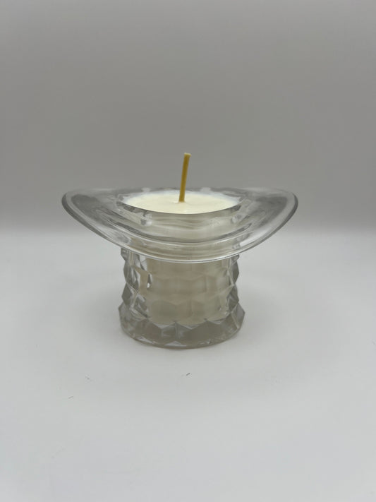 Fostoria American Top Hat Candle