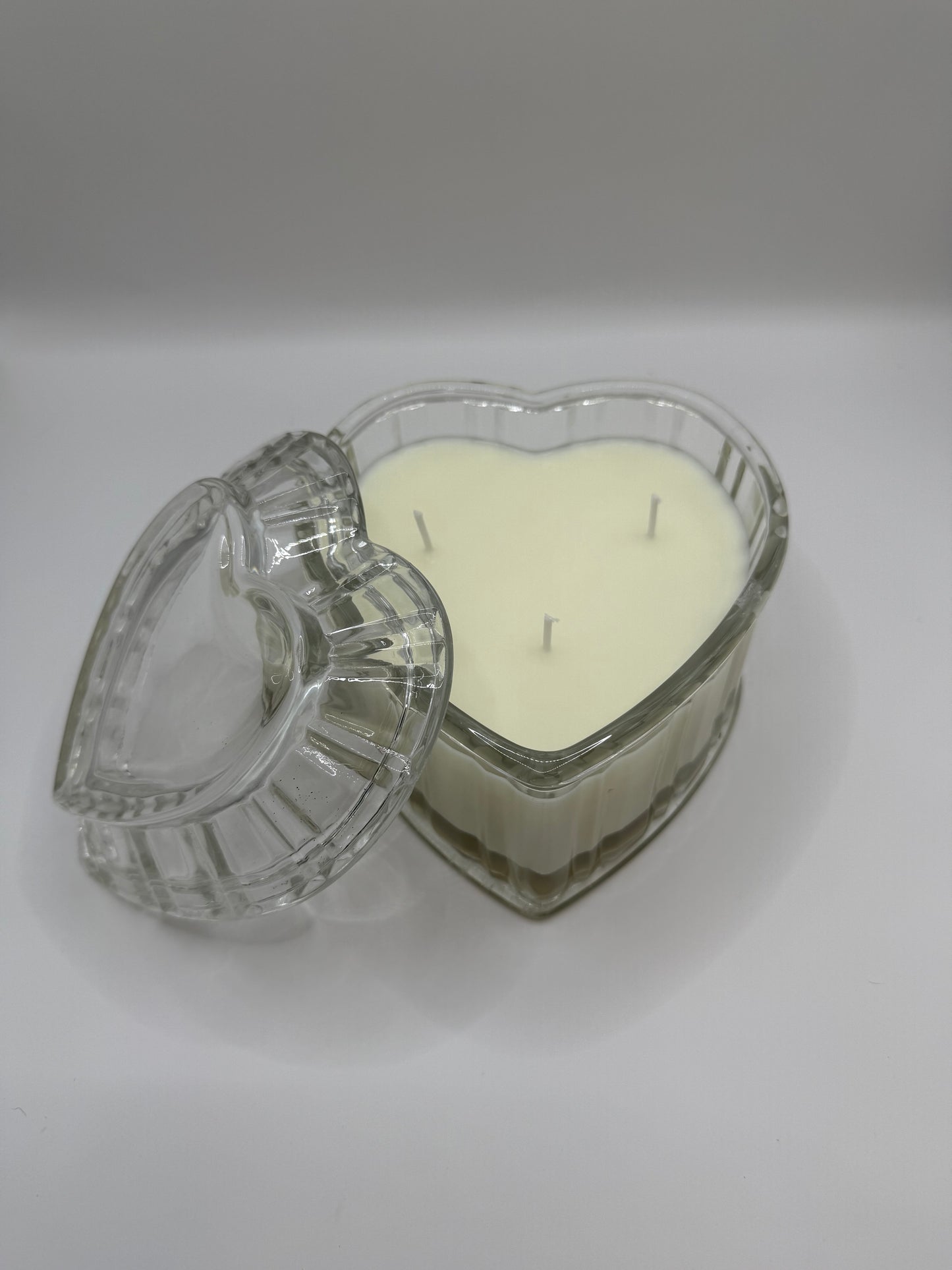 Crystal Heart Candle