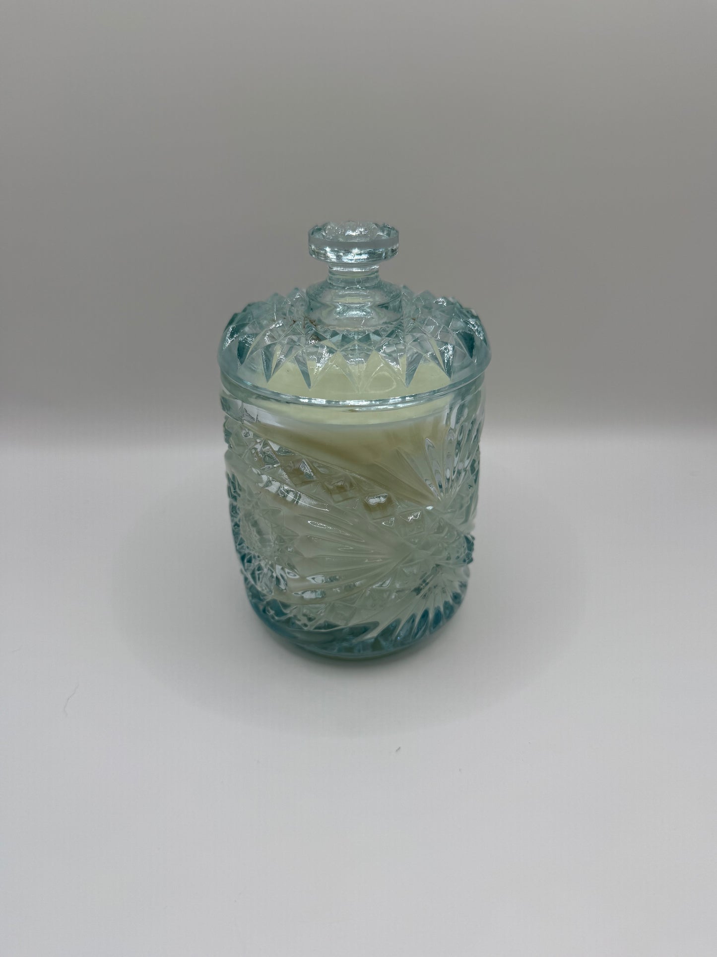 Imperial Aqua Glass Candle