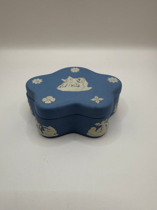 Blue Star Wedgewood Trinket Candle