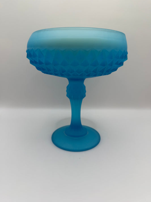 Indiana Glass Diamond Point Candle