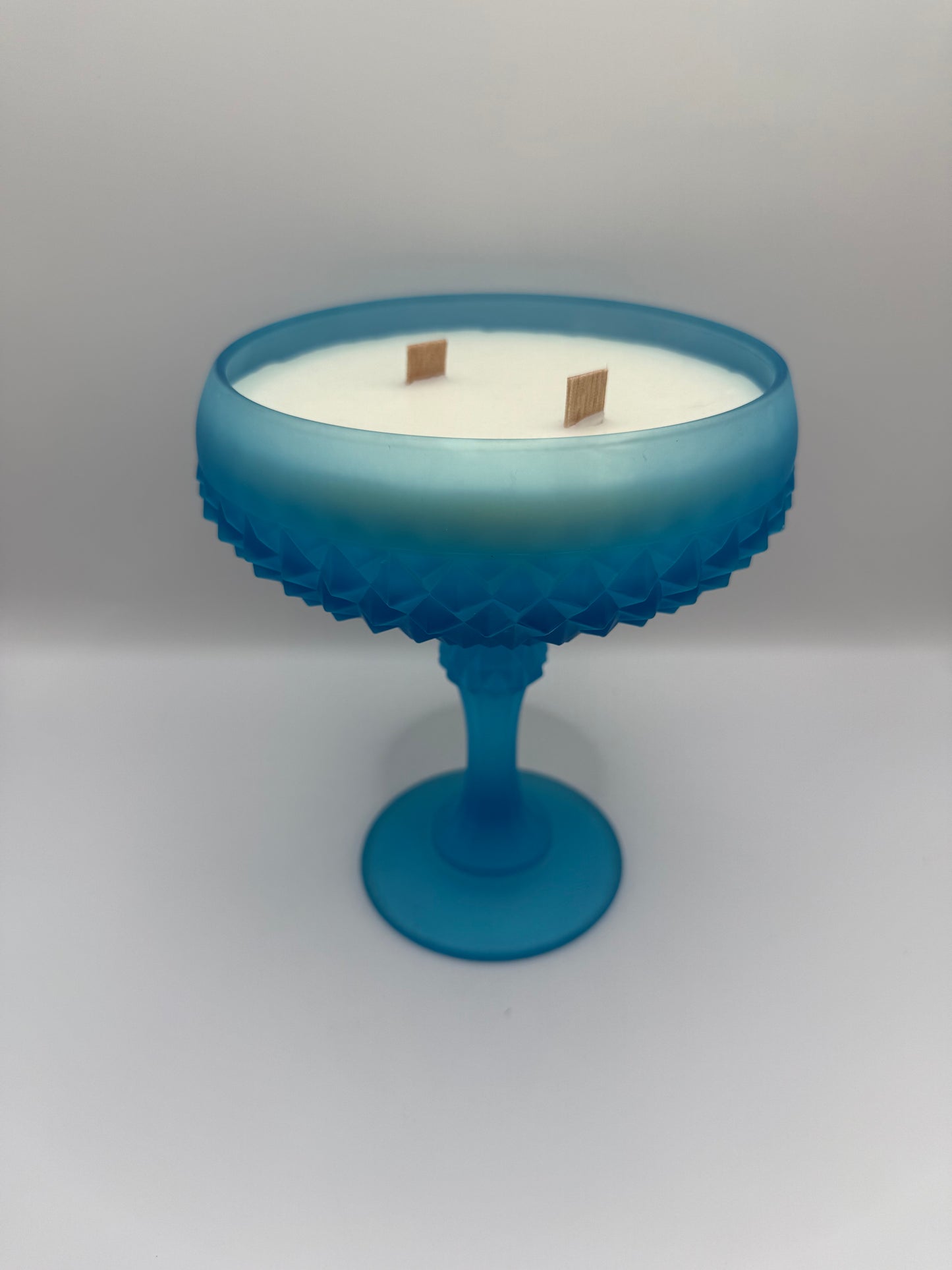 Indiana Glass Diamond Point Candle