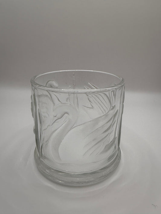 Crystal Swan Candle