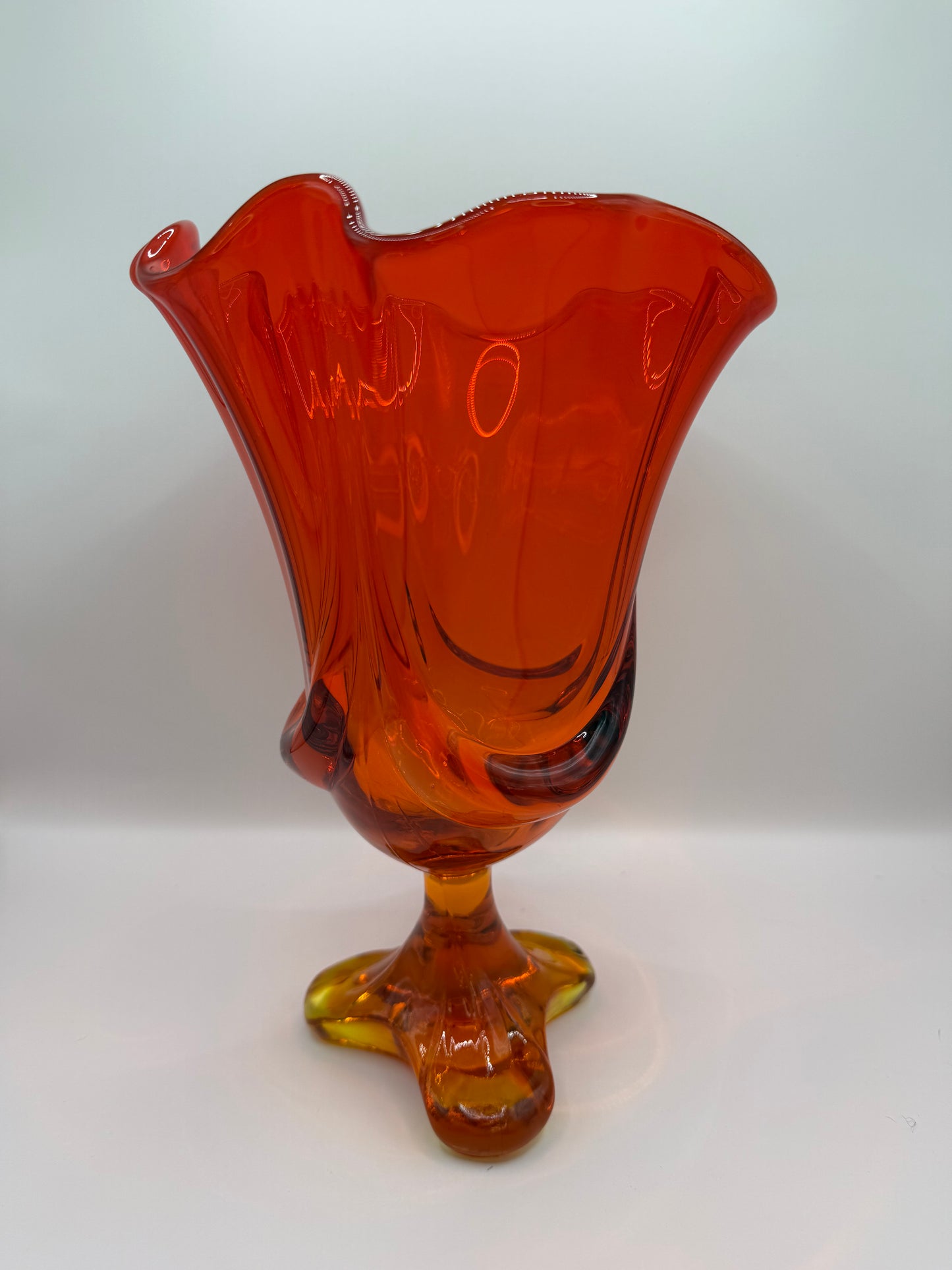 Amberina Vase Candle