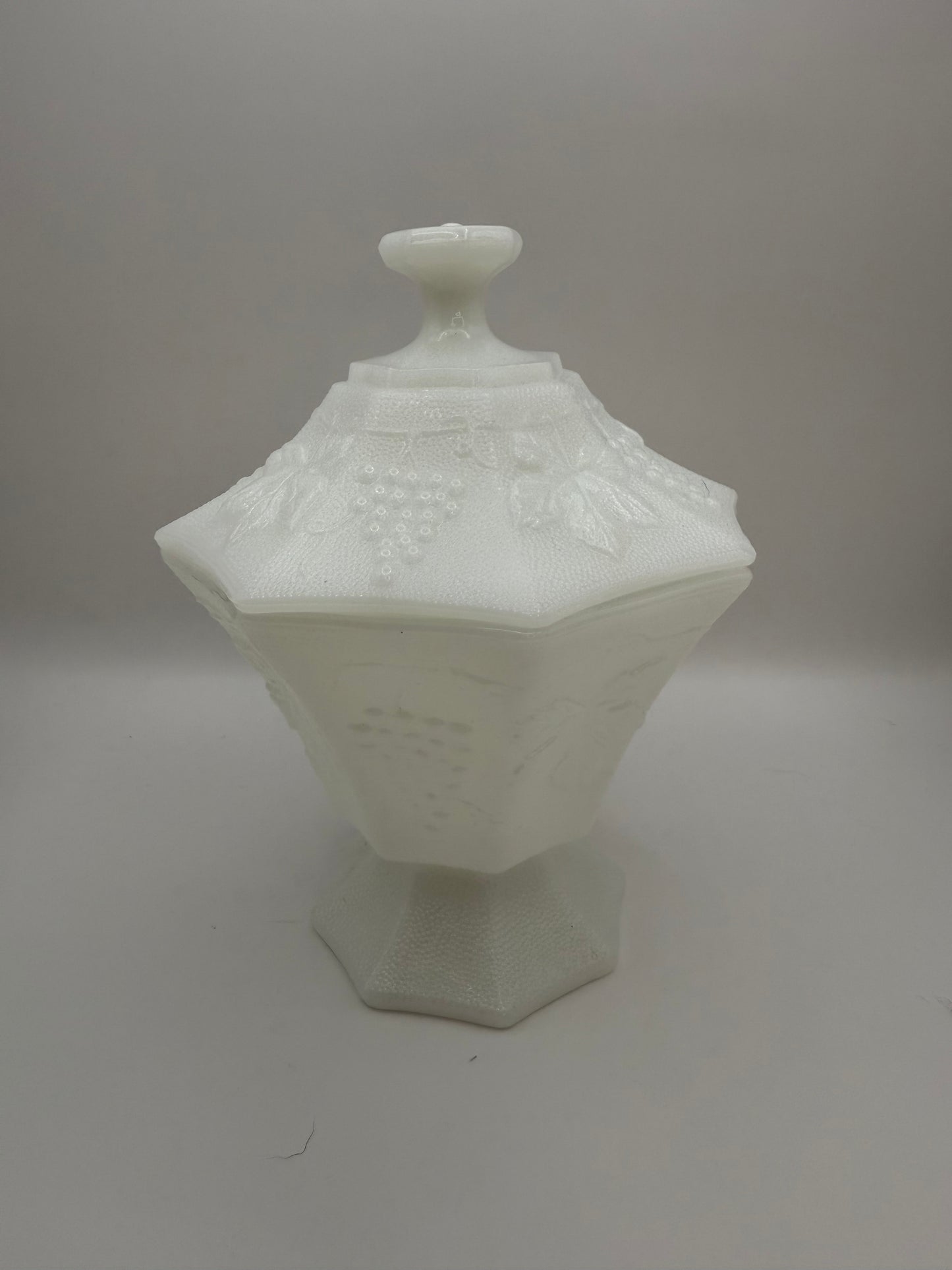 Anchor Hocking Milk Glass Candle